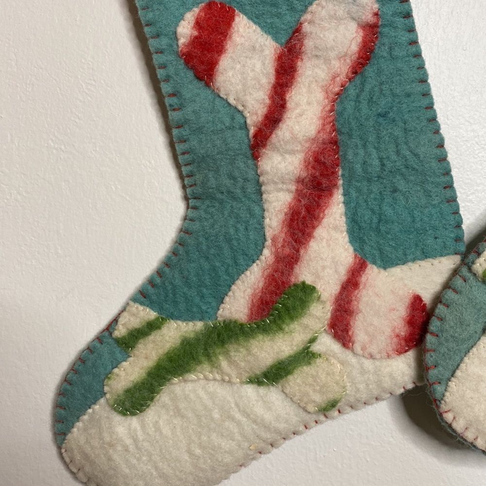 Felt Pet Christmas Holiday Stockings - Picture 3 of 9